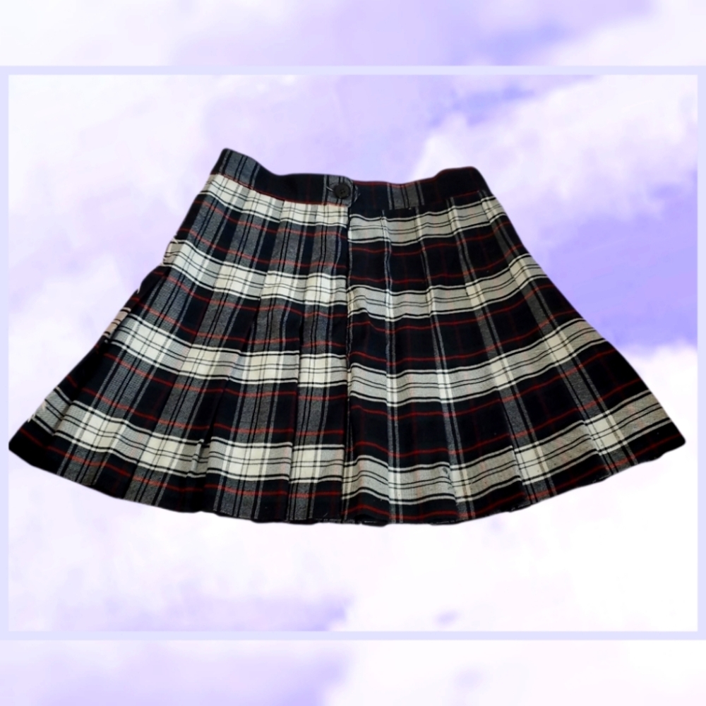 🎾 Plaid Tennis Skirt